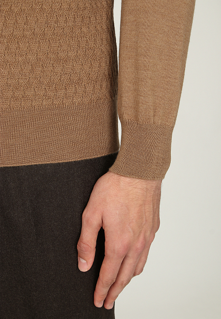 Пуловер CORNELIANI  - Шерсть - цвет бежевый