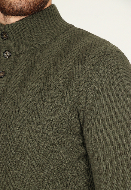 Пуловер CORNELIANI  - Шерсть - цвет зеленый