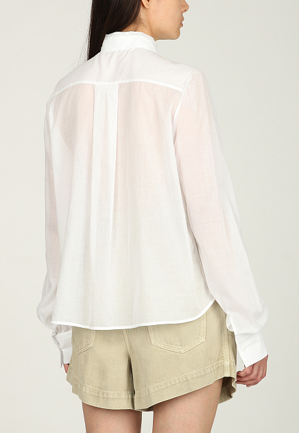 Блуза ERMANNO SCERVINO  - Хлопок - цвет белый
