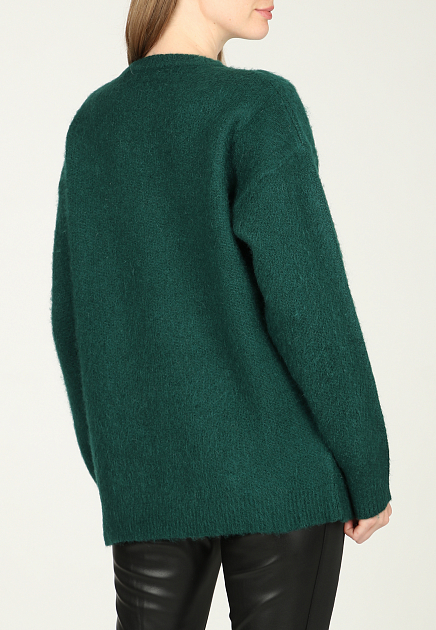 Пуловер ERMANNO FIRENZE  - Мохер, Акрил - цвет зеленый