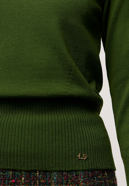 Водолазка LUISA SPAGNOLI  - Шерсть - цвет зеленый