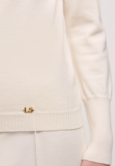 Пуловер LUISA SPAGNOLI  - Шерсть - цвет белый