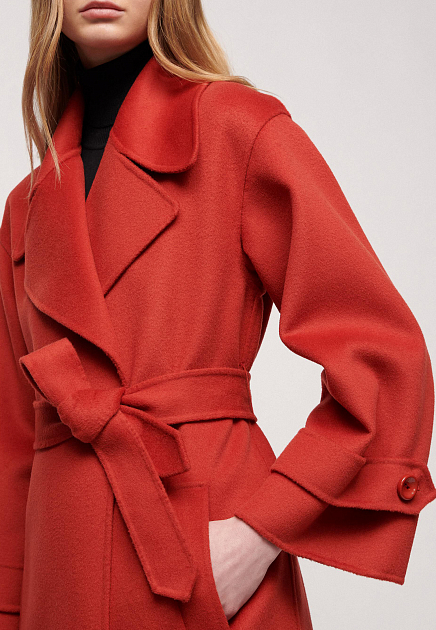 Пальто LUISA SPAGNOLI  - Шерсть - цвет красный