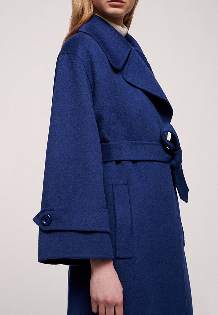 Пальто LUISA SPAGNOLI  - Шерсть - цвет синий