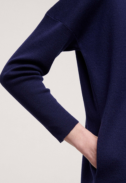Пуловер LUISA SPAGNOLI  - Шерсть - цвет синий
