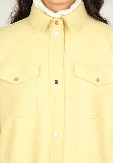 Рубашка HERNO  - Шерсть - цвет желтый