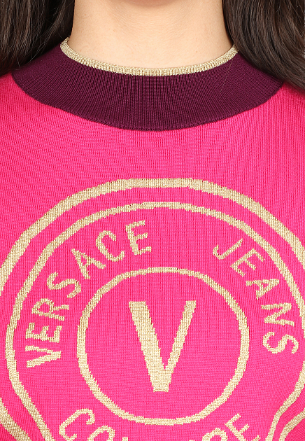 Пуловер VERSACE JEANS COUTURE  - Шерсть - цвет розовый