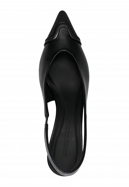 Туфли EMPORIO ARMANI  - Кожа - цвет черный