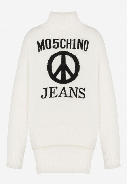 Свитер с интарсией MOSCHINO JEANS