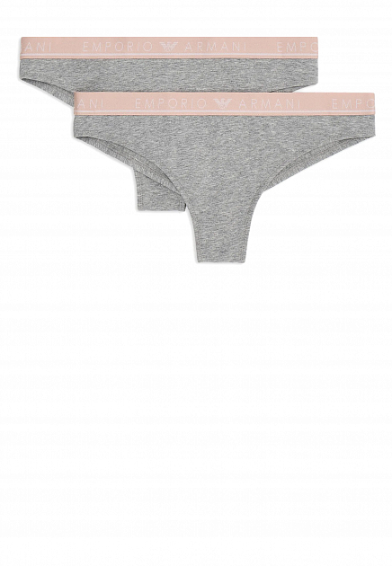 Комплект серых трусов EMPORIO ARMANI Underwear