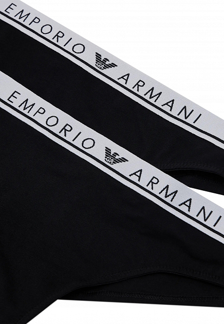 Комплект черных трусов EMPORIO ARMANI Underwear - ИТАЛИЯ