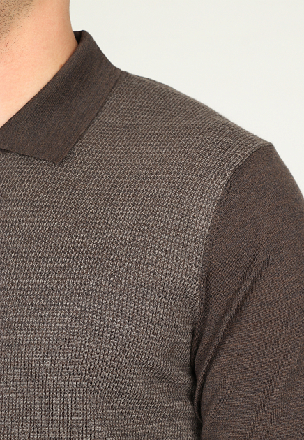 Пуловер CORNELIANI  - Шерсть - цвет коричневый