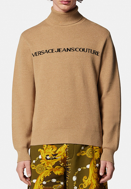 Свитер с надписью VERSACE JEANS COUTURE