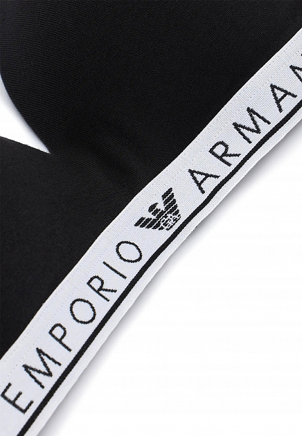 Бюстгальтер EMPORIO ARMANI Underwear  - Хлопок - цвет черный