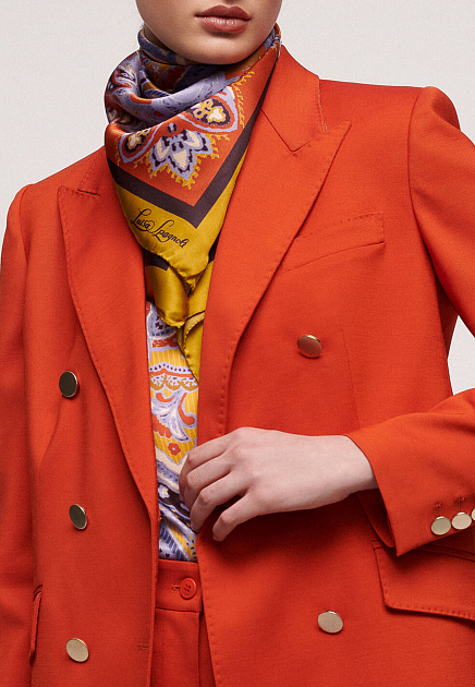 Платок LUISA SPAGNOLI  - Шелк - цвет оранжевый