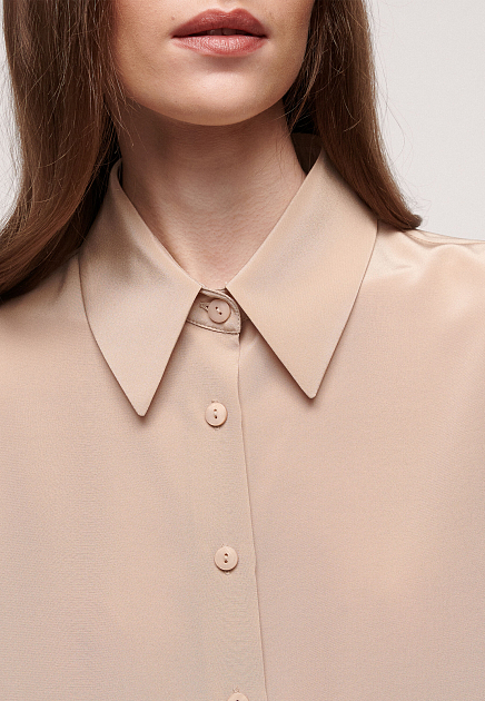 Блуза LUISA SPAGNOLI  - Шелк - цвет бежевый
