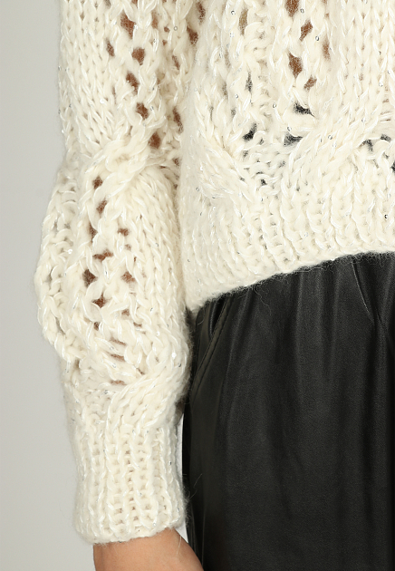 Пуловер ANTONELLI FIRENZE  - Полиэстер - цвет белый