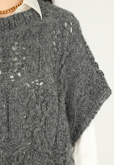 Пуловер ANTONELLI FIRENZE  - Полиэстер - цвет серый