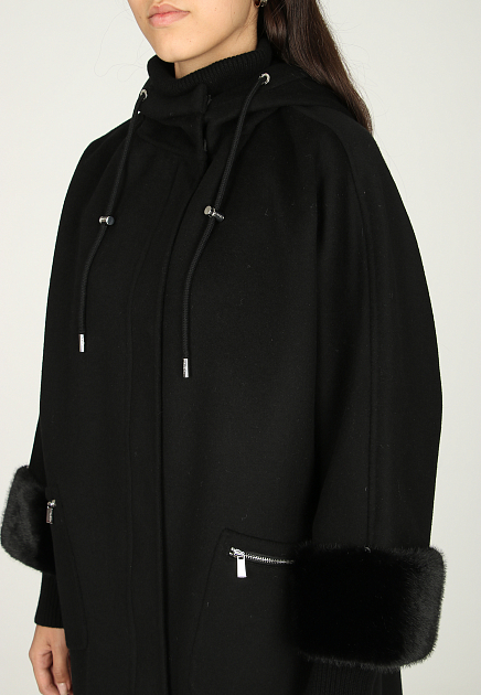 Пальто MAX&MOI  - Шерсть - цвет черный