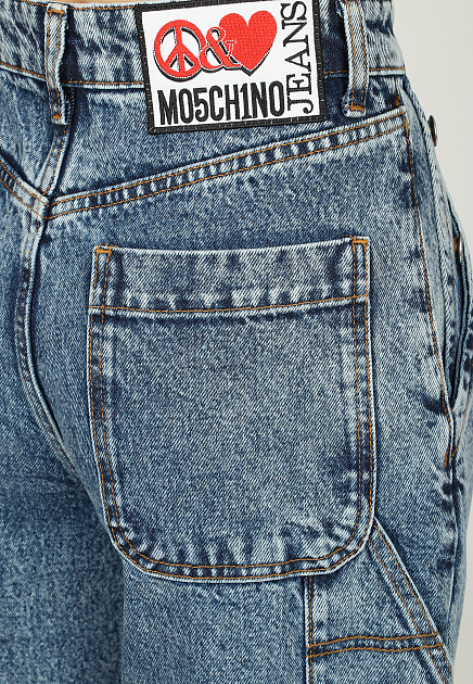 Джинсы прямого кроя  MOSCHINO JEANS