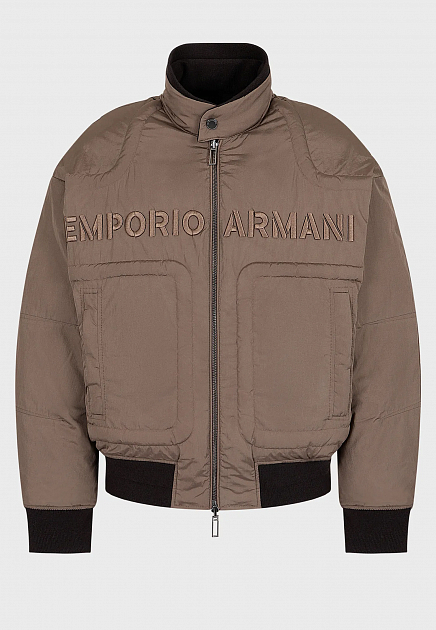 Куртка-бомбер с вышитым логотипом  EMPORIO ARMANI