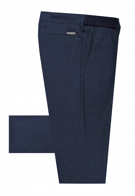Прямые брюки с вышитым логотипром STEFANO RICCI