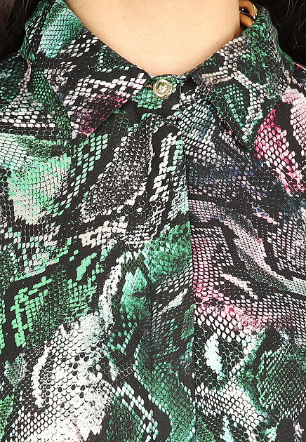 Платье-рубашка со змеиным принтом JUST CAVALLI - ИТАЛИЯ