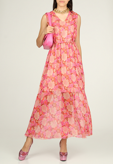 Шифоновое платье с цветочным принтом LIU JO - ИТАЛИЯ