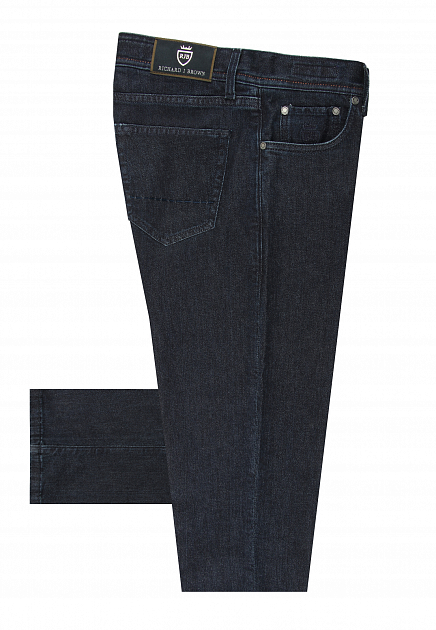 Базовые джинсы из хлопка с добавлением кашемира RICHARD J. BROWN