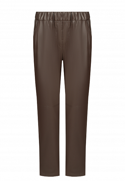Кожаные брюки с эластичным поясом ANTONELLI FIRENZE