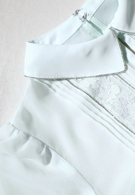 Платье SELF-PORTRAIT  - Полиэстер - цвет зеленый