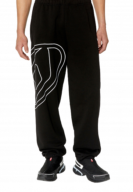 Спортивные брюки с крупным логотипом  DIESEL