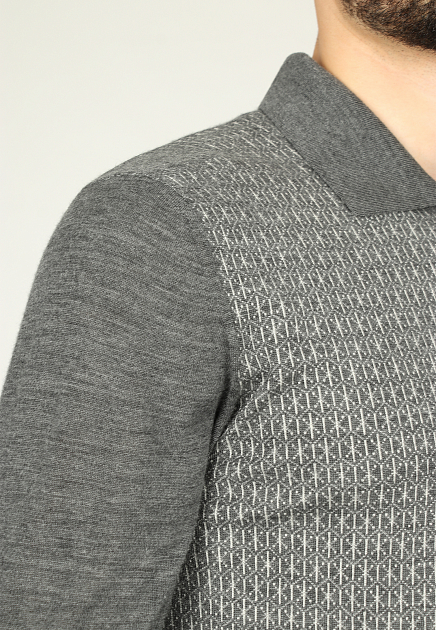Пуловер CASTELLO d'ORO  - Меринос - цвет серый