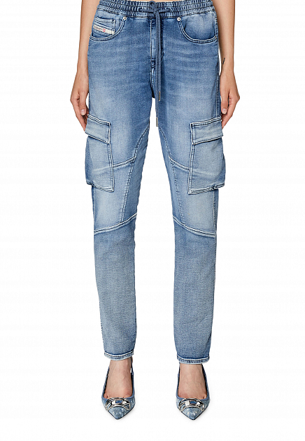 Зауженные джинсы с накладными карманами  DIESEL