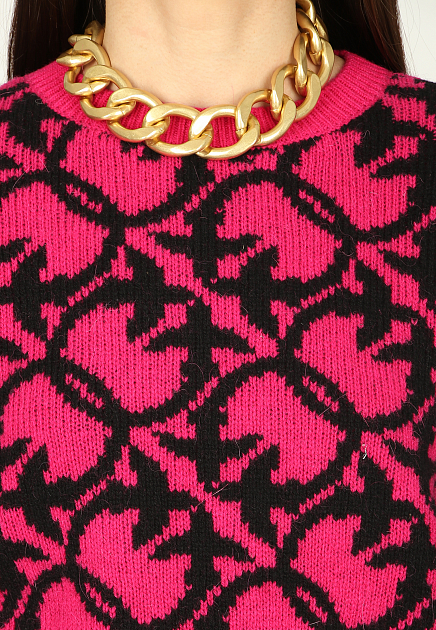 Пуловер PINKO  - Полиамид, Шерсть - цвет розовый