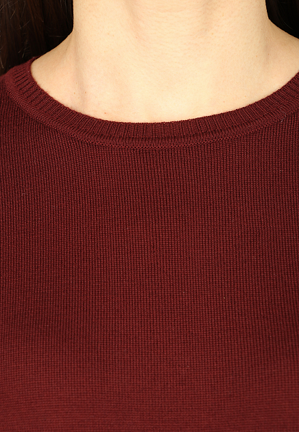 Пуловер LUISA SPAGNOLI  - Шерсть - цвет бордовый
