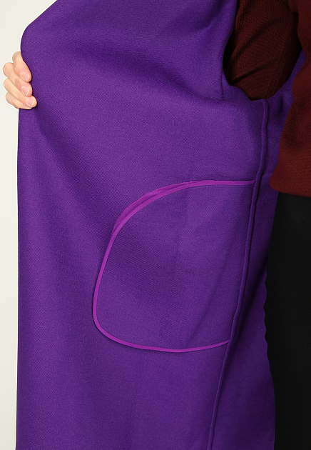 Пальто DIOR  - Шерсть - цвет фиолетовый
