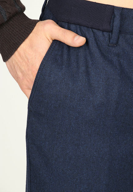 Прямые брюки с вышитым логотипром STEFANO RICCI