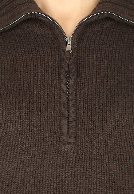 Пуловер ALLUDE  - Шерсть, Кашемир - цвет коричневый