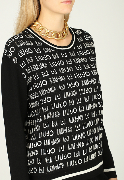Пуловер LIU JO  - Вискоза, Полиэстер - цвет черный