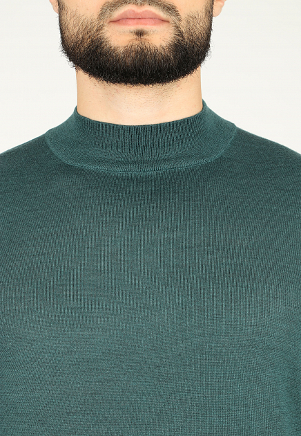 Пуловер COLOMBO  - Кашемир, Шелк - цвет зеленый