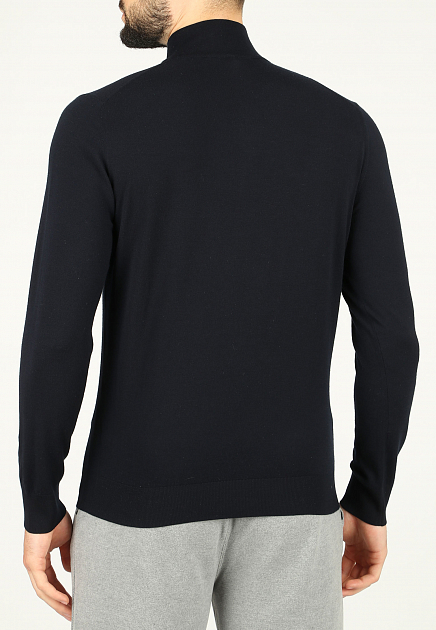 Пуловер COLOMBO  - Шерсть - цвет синий