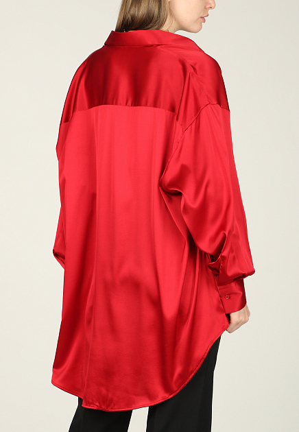 Рубашка ERMANNO SCERVINO  - Шелк - цвет красный