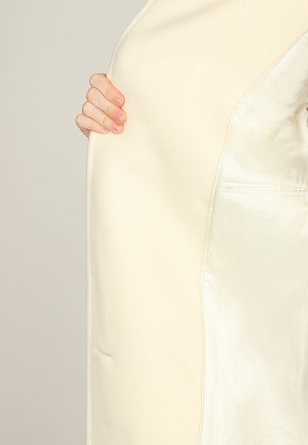 Пальто SAINT LAURENT  - Шерсть - цвет белый