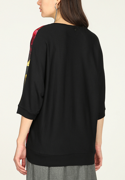 Пуловер ELISA FANTI  - Шелк - цвет черный