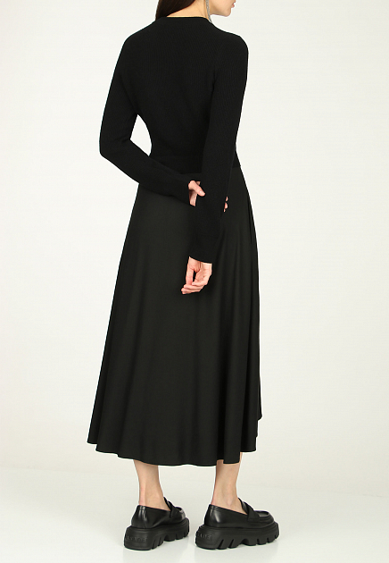 Платье PESERICO  - Шерсть - цвет черный