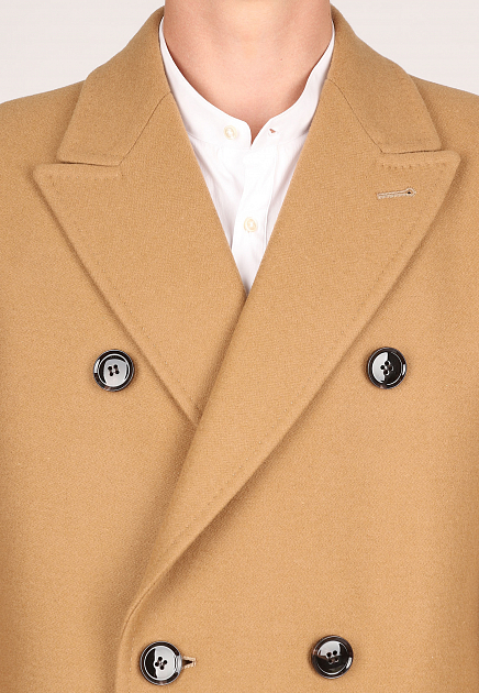 Двубортное пальто прямого кроя STRELLSON