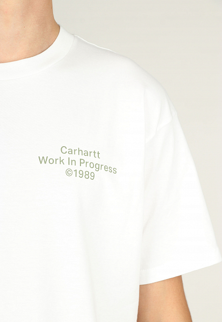Хлопковая футболка с принтом CARHARTT WIP