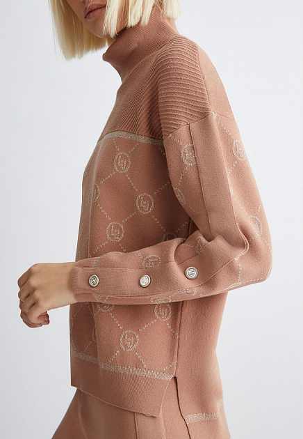Пуловер LIU JO  - Вискоза, Полиэстер - цвет розовый