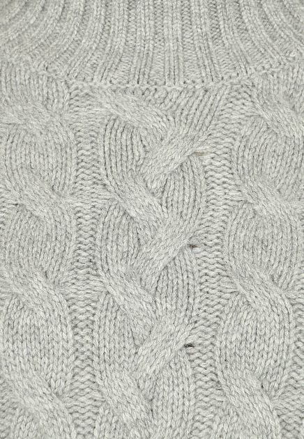 Кашемировый свитер комбинированной вязки ALLUDE